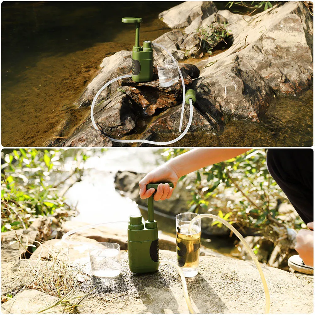 Min 5000L Outdoor Portable Water filter Safety Emergency Water Purifier Personal Filtration Outdoor Activities Water Filter