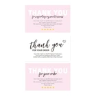 T8WC набор из 30 листов карт Премиум спасибо открытки уникальные художественные Слова Дизайн записываемые перфорированные благодарственные открытки малые деловые принадлежности