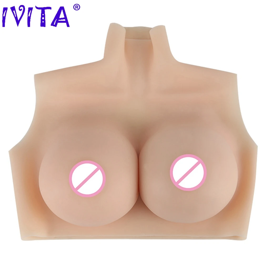 Искусственная силиконовая форма груди IVITA искусственные модный косплей для