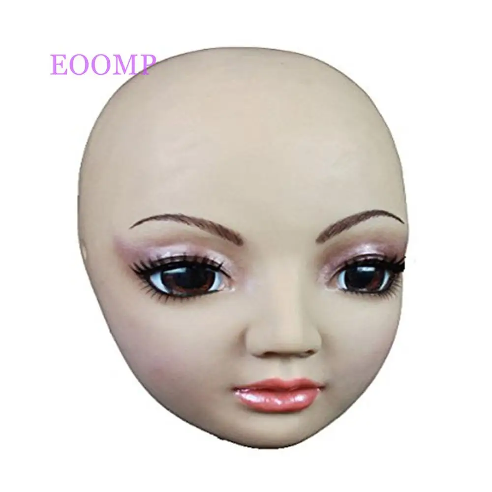 Обновленная женская маска на все лицо Рождественская силиконовая для лица