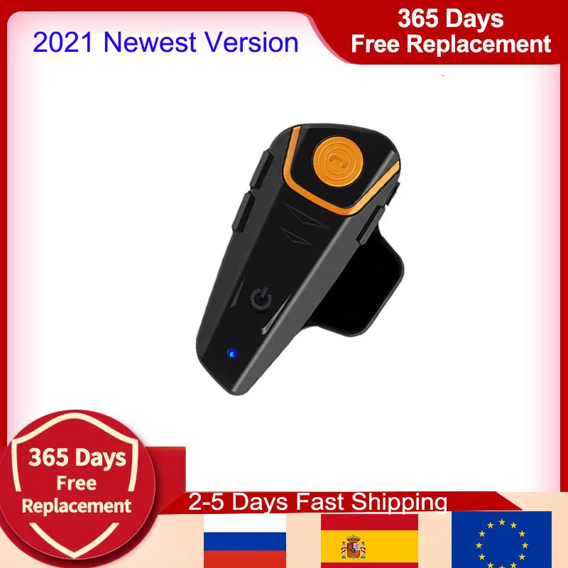 2021 версия Intercomunicador Moto moto cicleta BT S2 IPX7 FM 1000 м rcycle система внутренней связи по bluetooth