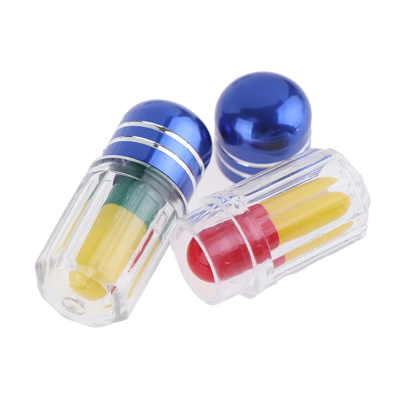 

20Pcs Empty Clear Pill Case Bottle Container Capsule Shell Splitters Holder Box Package include 20ps*Capsule shell