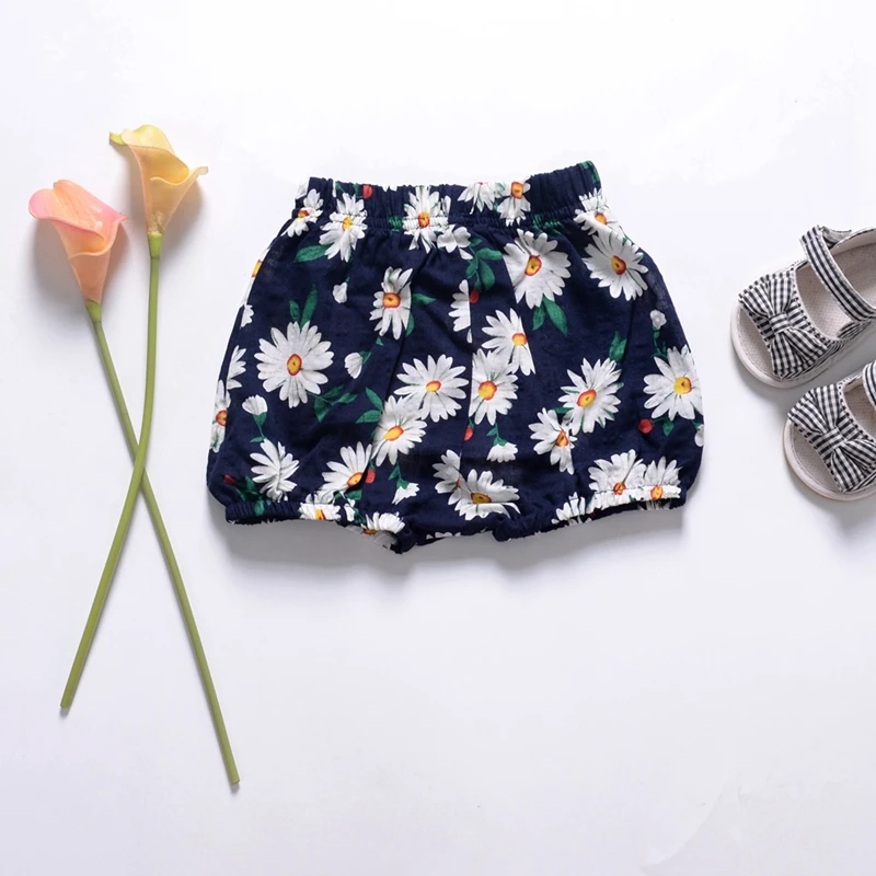 Одежда для малышей Новые летние детские штаны маленьких девочек хлопковые