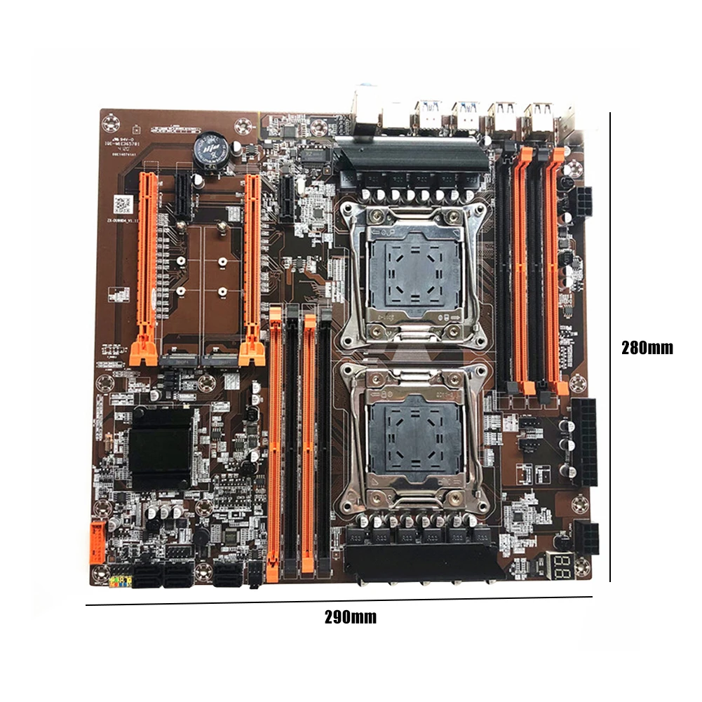 Чип материнской платы X99 двухканальный SATA III 8 USB LGA 2011 ЦП DDR4 RECC Game ATX материнская