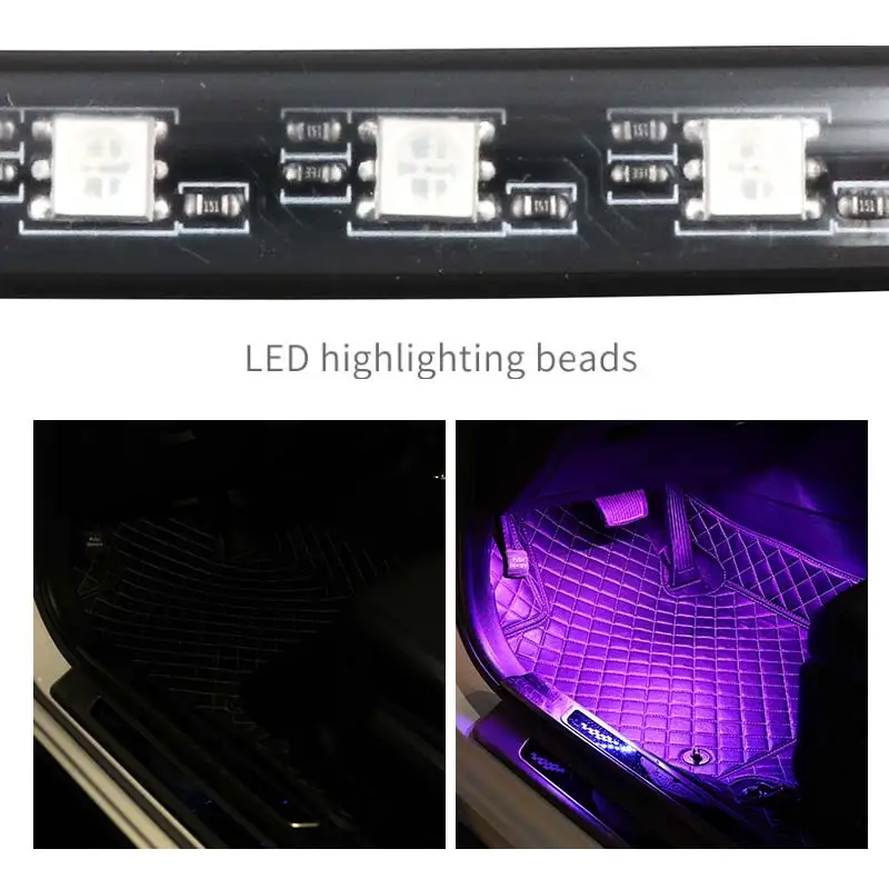 СВЕТОДИОДНЫЙ Автомобильный ножной светильник для естественного освещения с USB