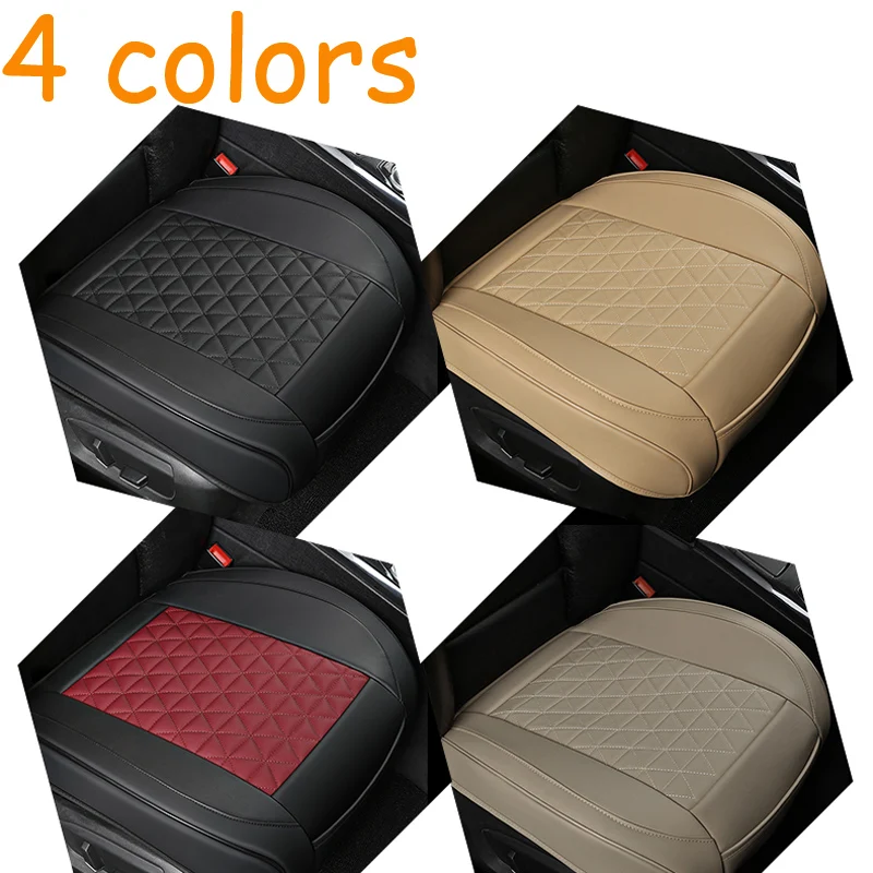 Günstig 3D Leder Auto Sitz Abdeckung Protector Auto Sitzkissen Matte Atmungs Auto Vorne Hinten Zurück Sitz Abdeckung Universal Auto Zubehör