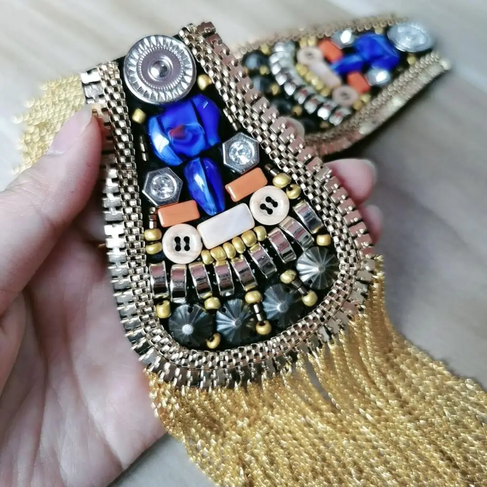 2 шт./компл. панк-юбка эполеты для обувь мужчин и женщин класса люкс ожерелье с