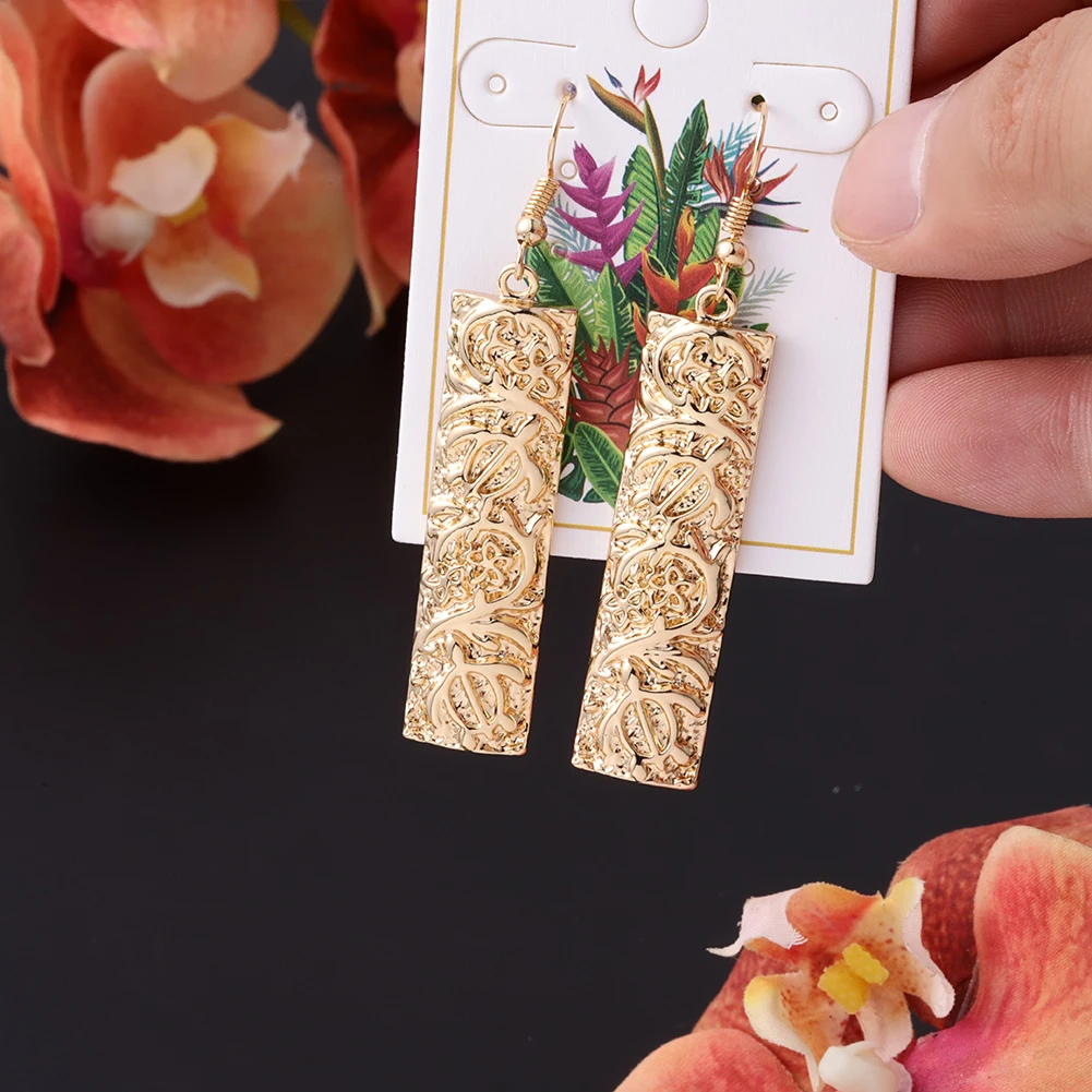 Новые модные наборы Гавайских ювелирных изделий комплект из ожерелья и сережек