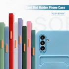 Мягкий чехол с отделением для карт для Samsung A13 5G, чехол из ТПУ, бампер для Galaxy A20, A20e, A30, A30S, A50, A50S, A22, A52, A52s, A72, A82, чехол для телефона