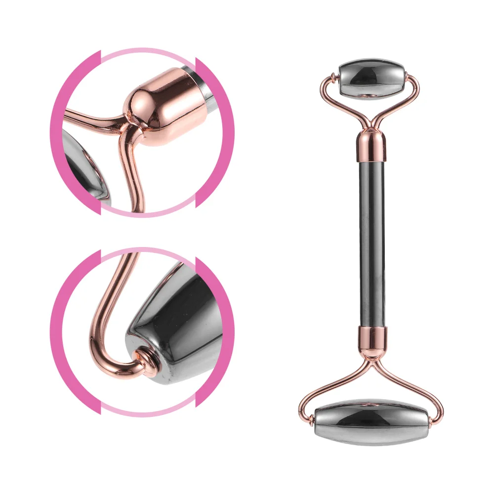 

Double-Head Natural Stone Facial Roller Slimming Massager Muscle Relaxing Roller