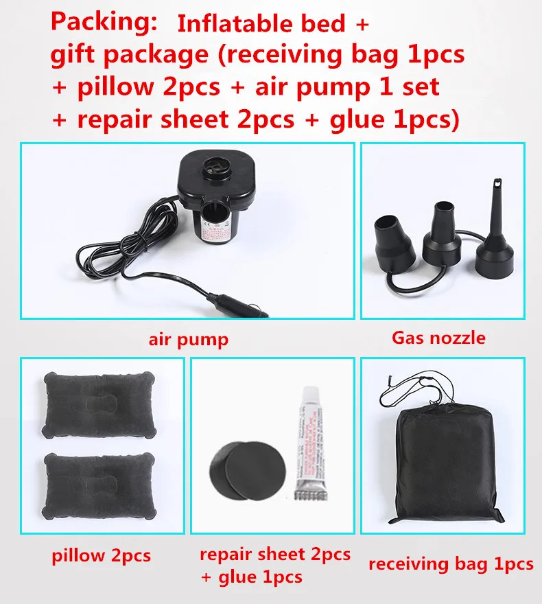 Надувной матрас для автомобиля дорожная кровать кемпинг надувной диван заднее