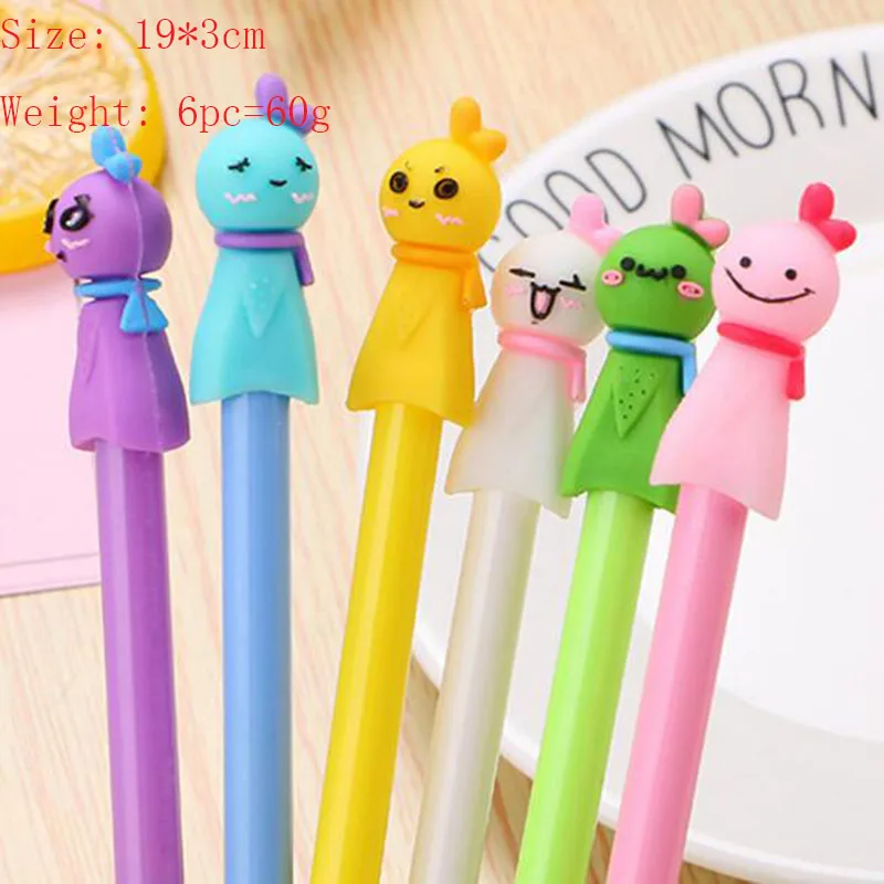 Мультяшная Милая Русалка кролик Гарфилд Мягкая гелевая ручка креативная детская