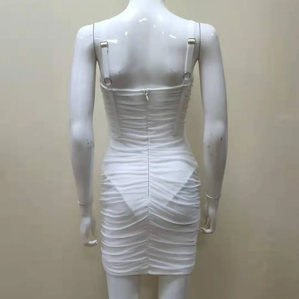 Модное женское платье Летний стиль сексуальное Бандажное вечерние платья