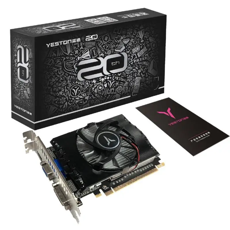 

2021 Yeston GT730 4G DDR3 Nvidia 902-1333 4G/DDR3/64 HD + VGA + DVI GK208/28nm