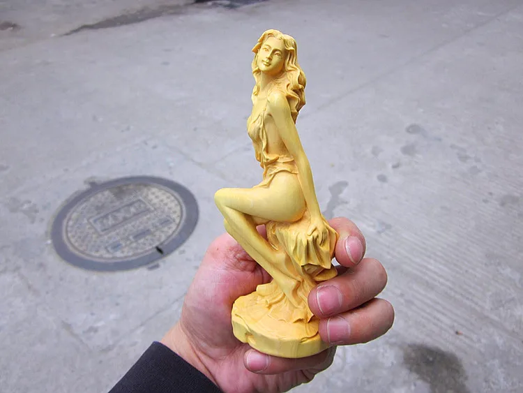 

Статуя персонажа, украшение для красоты, резьба по дереву, ручная резьба