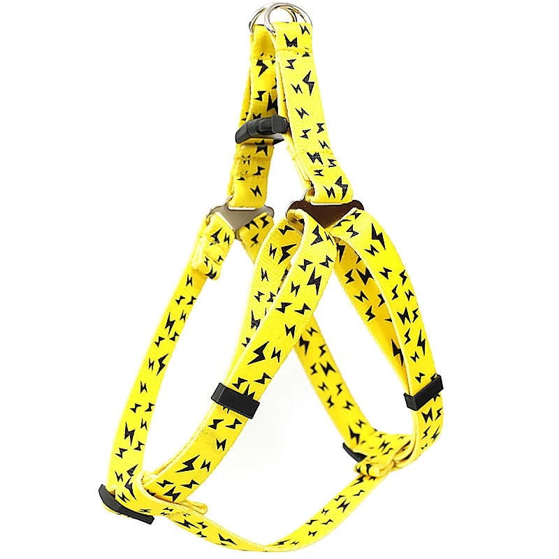 Модный напечатанный жгут для собак персонализированный нейлоновый регулируемый