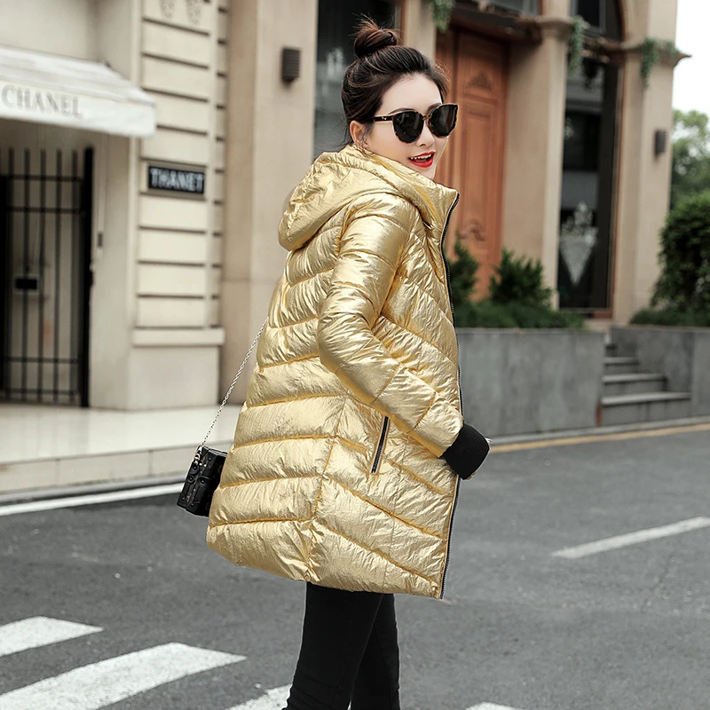 Женская куртка парка пальто пуховое Женское зимнее теплые перчатки со съемным