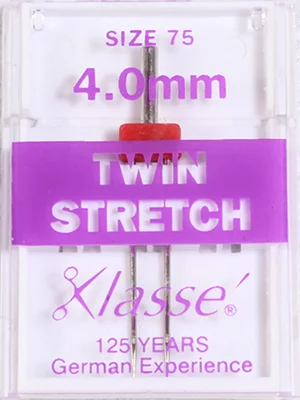 KLASSE швейная машина двойные иглы Twin S Шариковая 2 0 3 мм растягивающаяся 5 4 джинсы