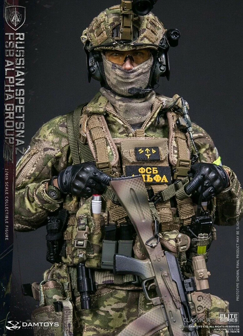 Коллекция моделей фигурок группы спецназ FSB 78047B из России 1/6 DAMTOYS |