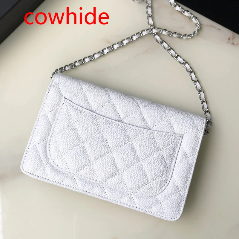 

Luxury Women's Handbag Bags Top Quality Fashion Casual Plaid Chain Shoulder Bag Cowhie And Lambskin Classic Designer Flap Bags