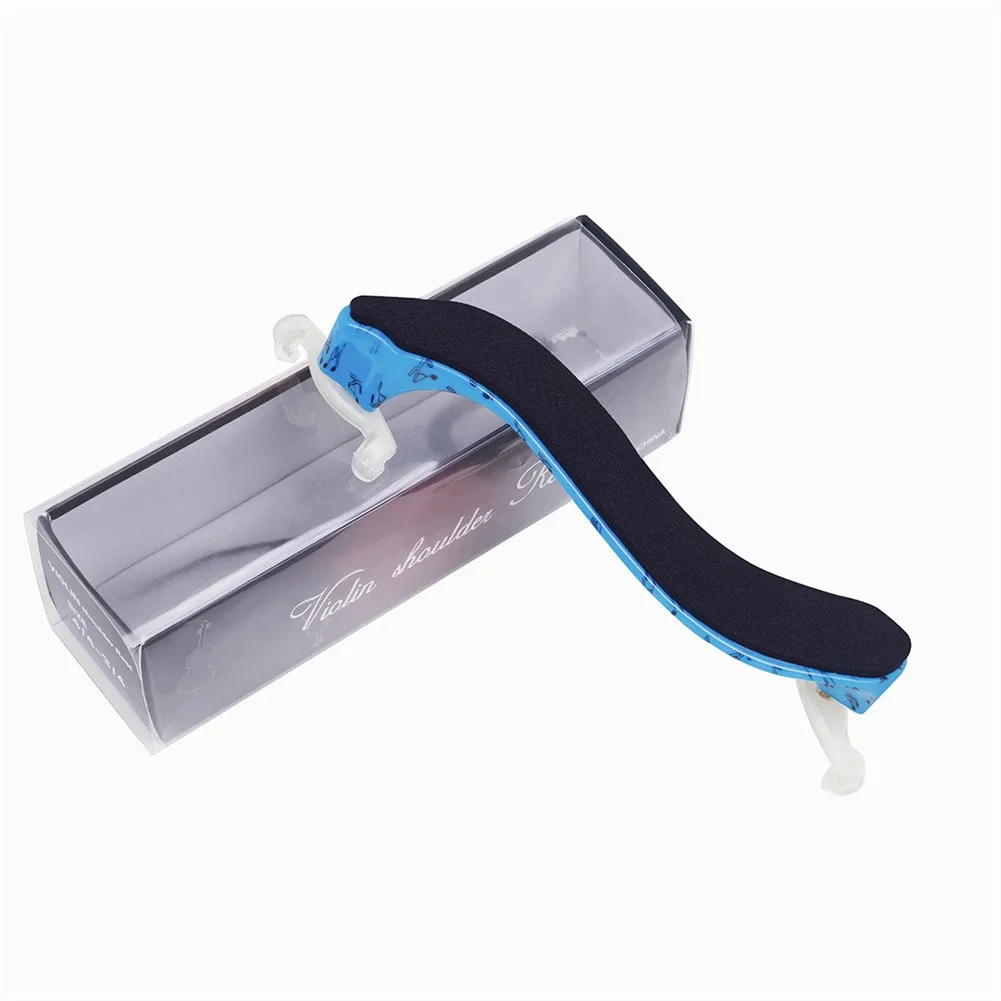 

Blue Violin Shoulder Rest 4/4-3/4 Universal Soft And Adjustable Shoulder Pad With Cleaning Cloth Violin Parts & Accessories