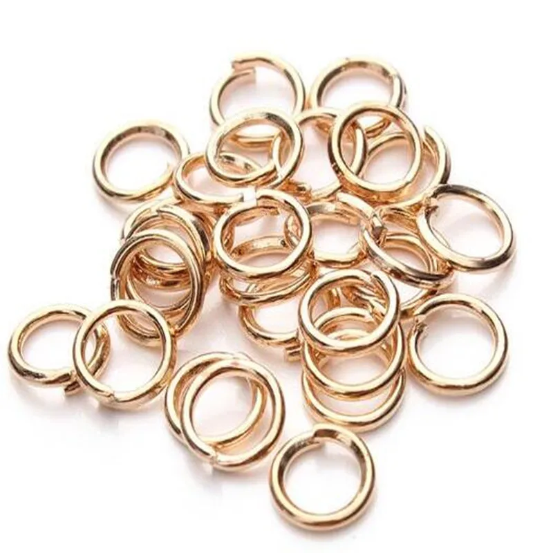 Прыжок моды Разделение кольца KC Золотой/Серебряный/пистолет черный Цвет