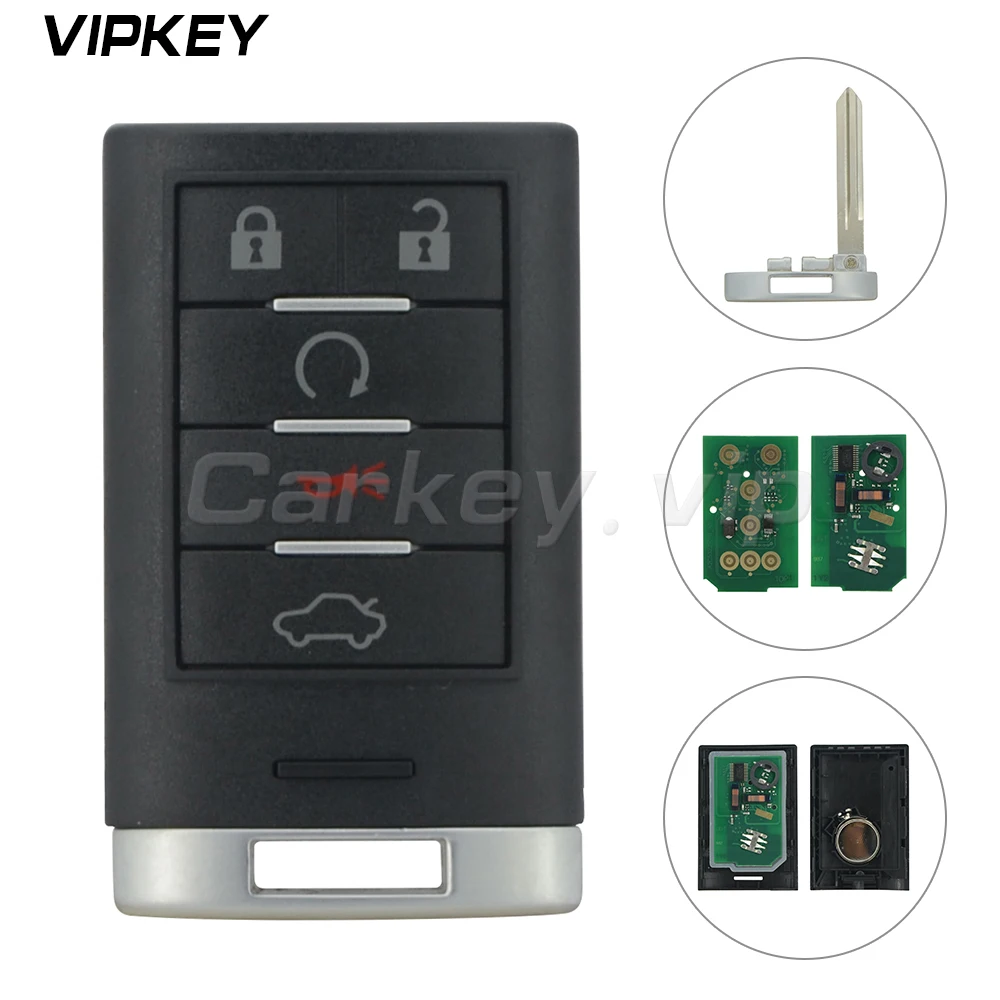Дистанционный ключ M3N5WY7777A умный с 5 кнопками 315 МГц для Cadillac CTS STS 2008 2009 2010 2011 2012
