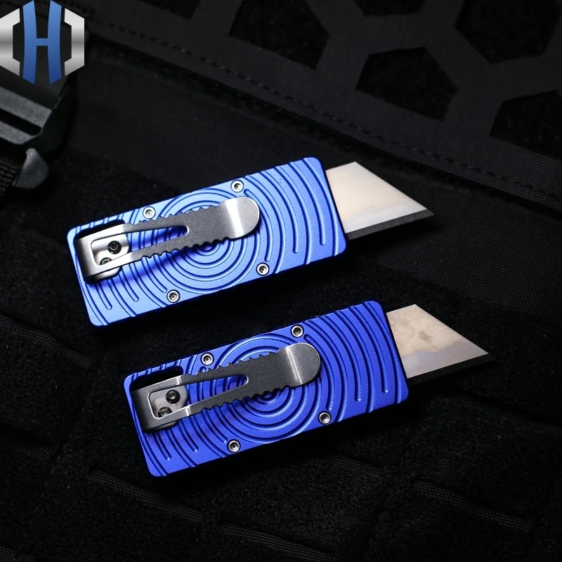 Two Step Paper Cutter Outdoor Field Survival Tool Knife Cut Open Express EDC Pocket Knife
