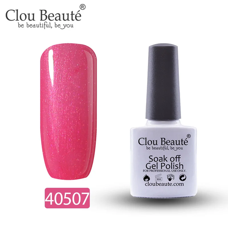 40507 Гель-лак для ногтей Clou Beaute 79 цветов полуперманентный замачивающийся лак для ногтей маникюрный УФ СВЕТОДИОДНЫЙ Цветной Гель-лак 10 мл серия Nude - Цвет: 40507