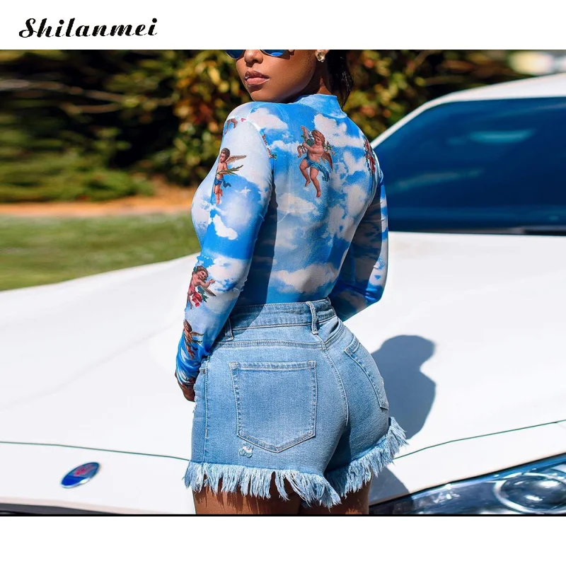 

Women Summer Booty Shorts Mini Denim Shorts Plus Size Sexy Denim Shorts Short jeans Feminino Women Casual Jean Blue Shorts 2020