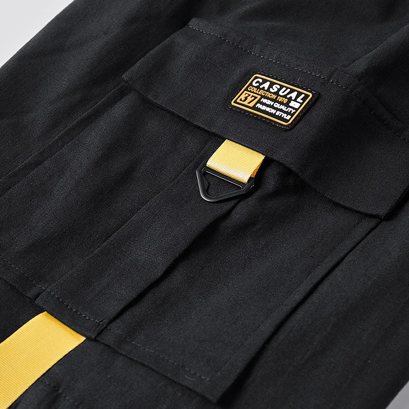 

Men's Cargo Shorts 2021 Summer Relaxed Fit Streetwear Side Pocke Casual Shorts Men Drawstring Elastic Waist Cotton Breeches Male