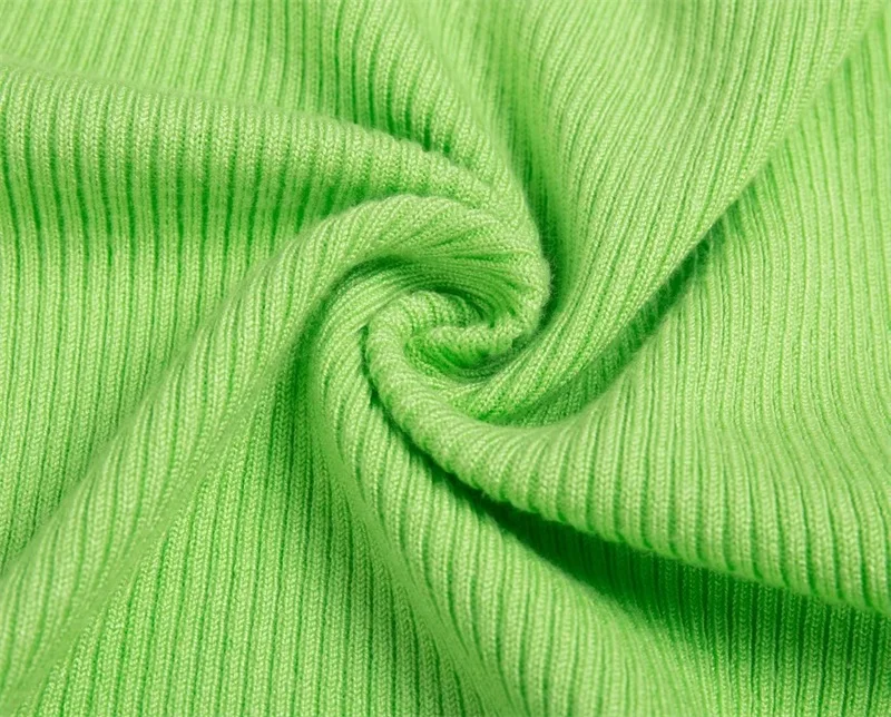 Женский Укороченный кардиган в рубчик с v-образным вырезом вязаный укороченный