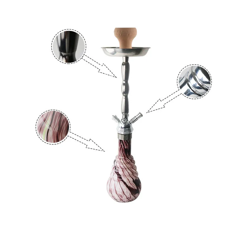 Полный набор для кальяна с пластиковым шлангом металлические щипцы хранения