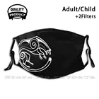 Puma Glyph белая самодельная взрослая детская фотомаска с фильтром Glyph Petroglyph Art Tribal Cougar североамериканский Лев