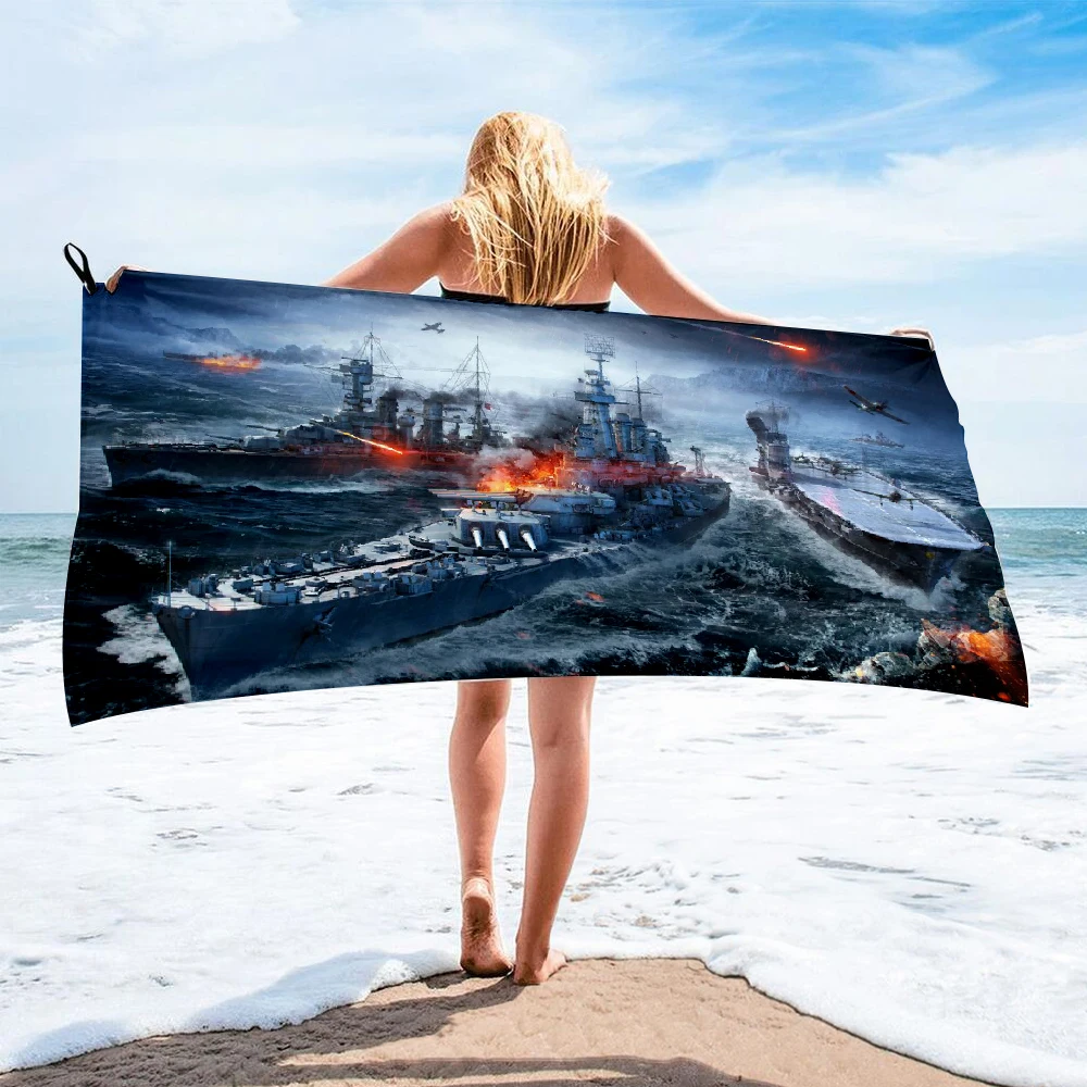 Женское банное полотенце World Of warship пляжное с шелковым принтом длинная юбка