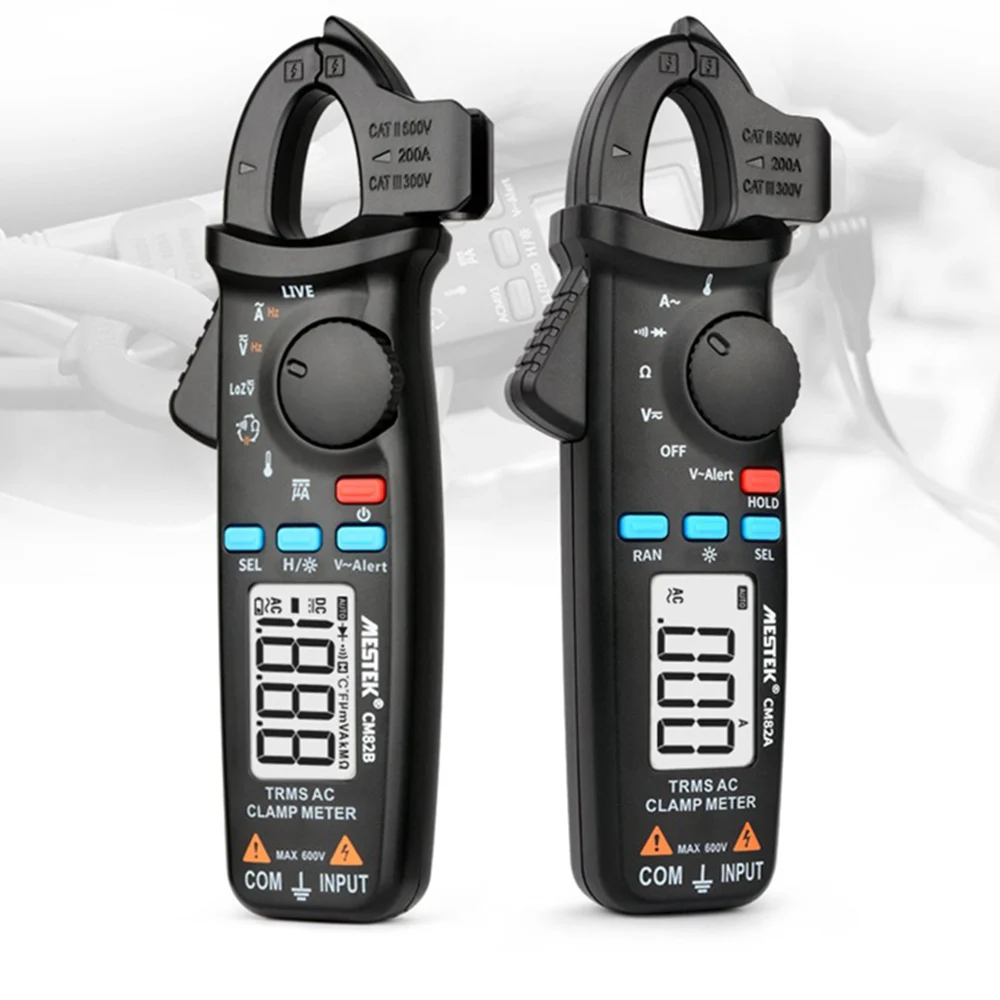 MESTEK CM82C Мини цифровой токоизмерительный прибор тестер мультиметр клещи AC DC сопротивление напряжения измерительные инструменты