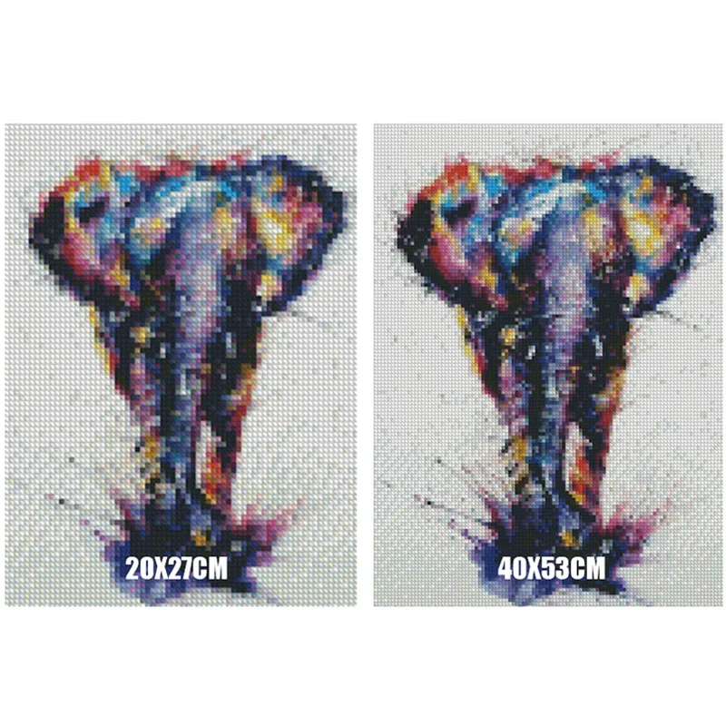 5D алмазная живопись своими руками вышивка крестом абстрактный слон полная дрель
