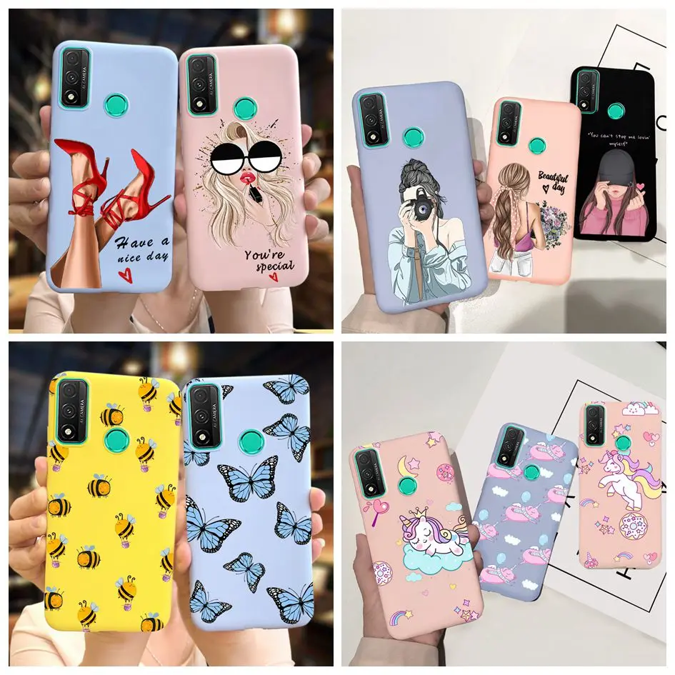 Для Huawei P Smart 2020 чехол Красивая Милая Пчелка и силикона с откидной крышкой для 2019