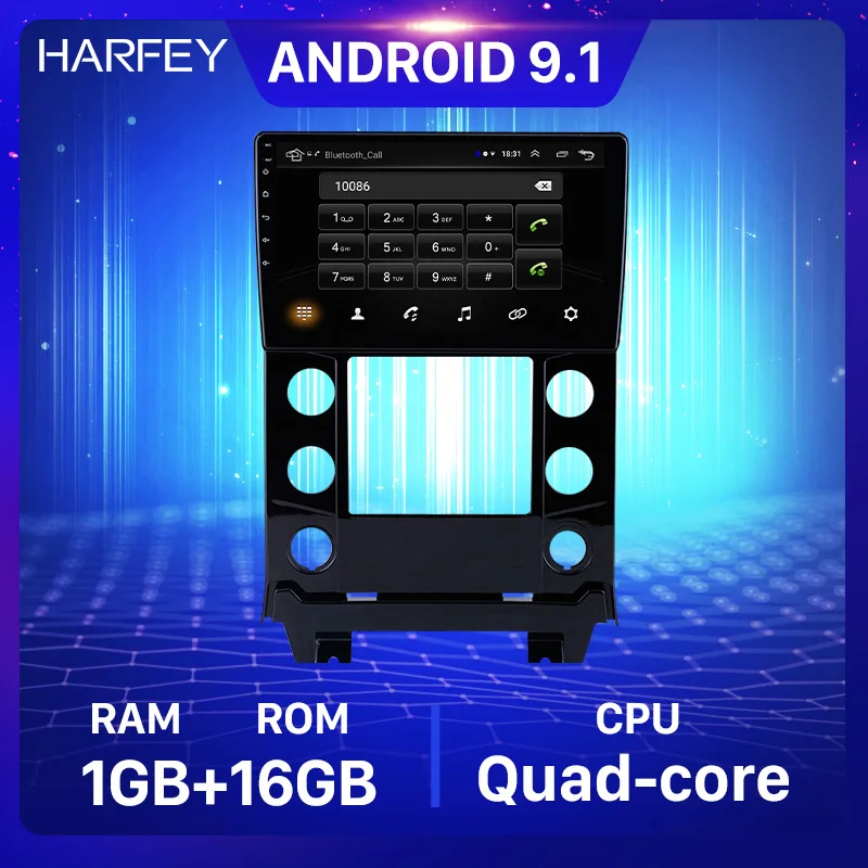 

Автомобильный мультимедийный плеер Harfey, 10,1 дюймов, Android 9,1 для 2015 JDMC T5, автомобильный GPS-радиоприемник, Bluetooth, Wi-Fi, HD сенсорный экран, поддержка ...