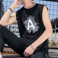 new casual summer mens cotton sleeveless gym t shirt clothing bodybuilding tank top tshirt fitness daily sportswear vests tees
