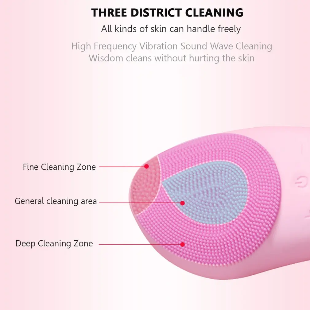 Электрическая щетка для чистки лица домашние массажеры очиститель пор