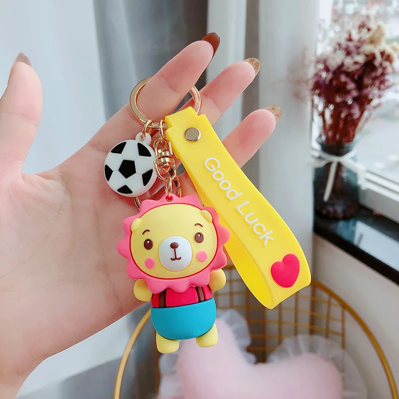 Милый брелок со львом кукла креативный мультяшный китайский дракон сумка кулон
