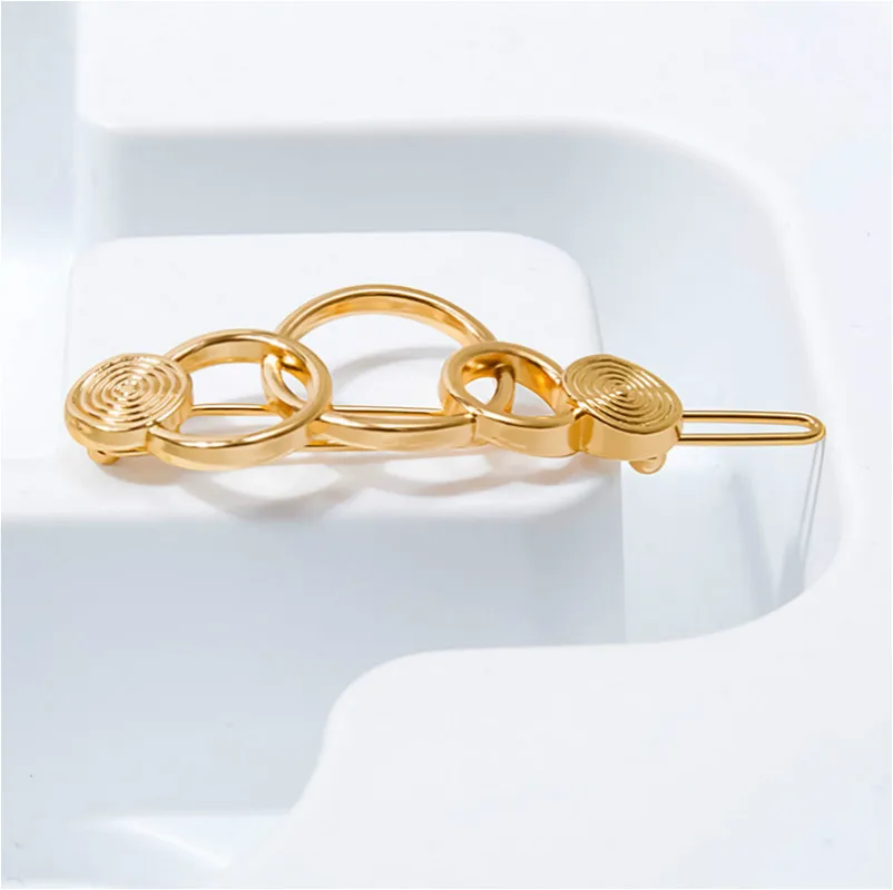 1 шт. модные заколки для волос девочек цветные металлические аксессуары укладки