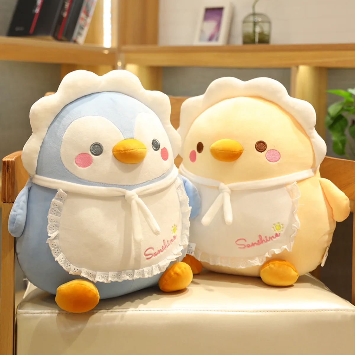 

40cm Cute Baby Suit Piggy Penguin Sea Lion Duck Plush Fat Pillow Soft Cartoon Animals Stuffed Doll Sleeping Chair Cushion Gifts