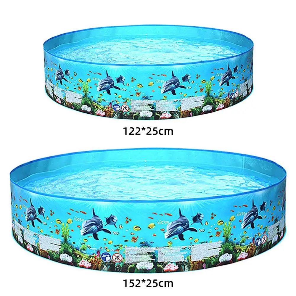 

Blue 1 Set Beach Pool No Inflation Free Inflatable Children'S Ball Pool Creative Funny Child Swimming Swimming Pool Foldable