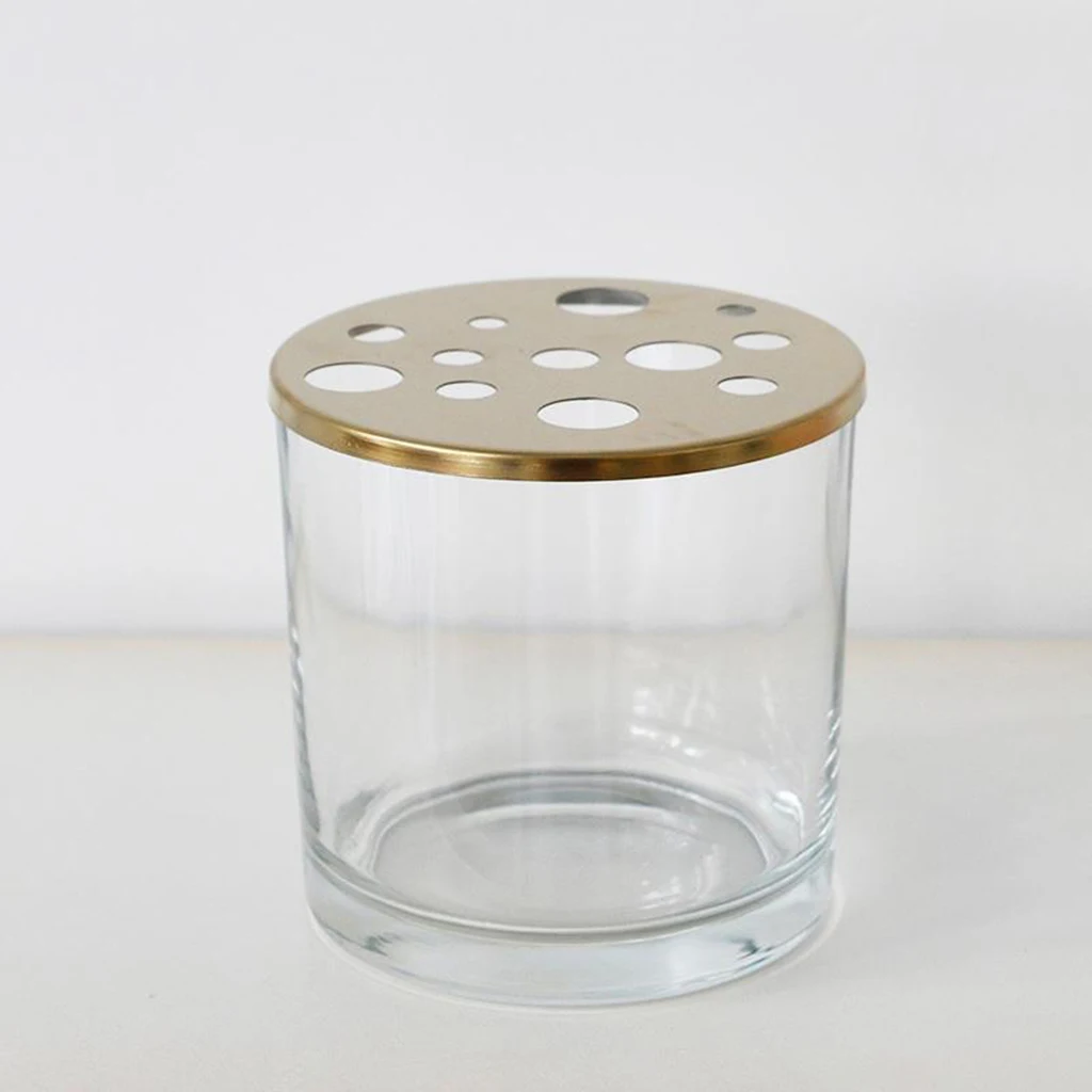 Прозрачная стеклянная ваза высокая гидропоника Цветочная сухая фотогоршок