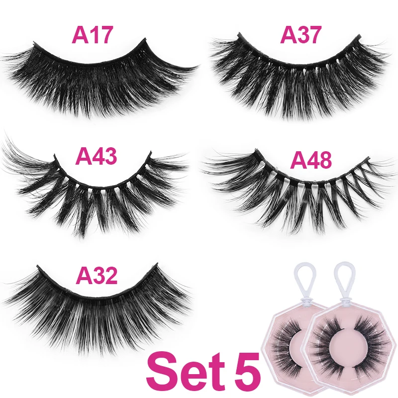

OKAYLASH Wholesale 3D Faux mink Eyelashes Soft Fiber Vegan Cruelty Free Lashes in Octangle Pink Case with Private label