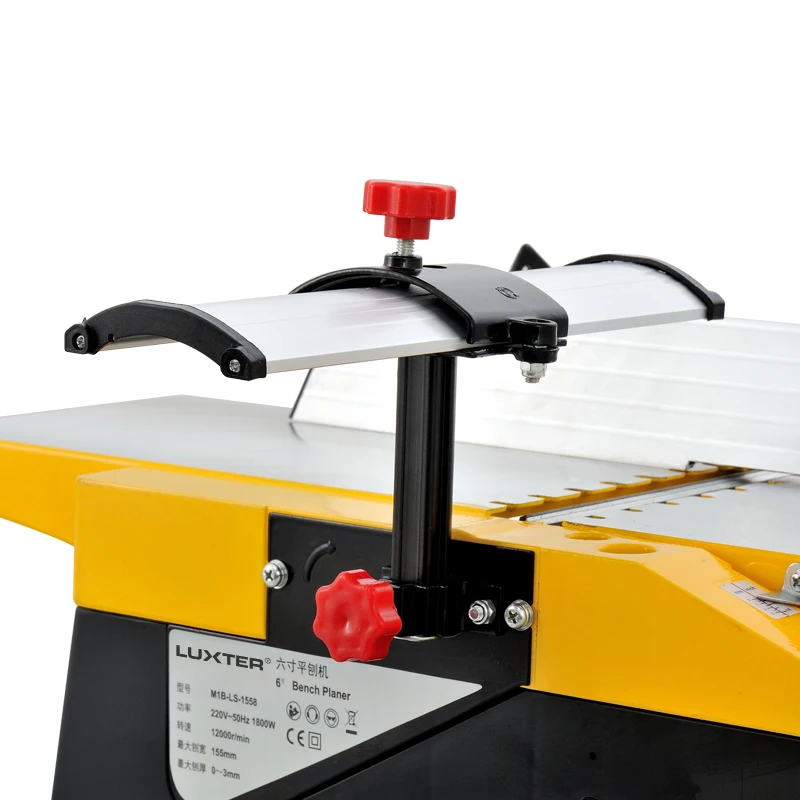 LUXTER 1800w Electric Wood Thicknesser Planer Multifunctional For Woodworking electric planer machine |