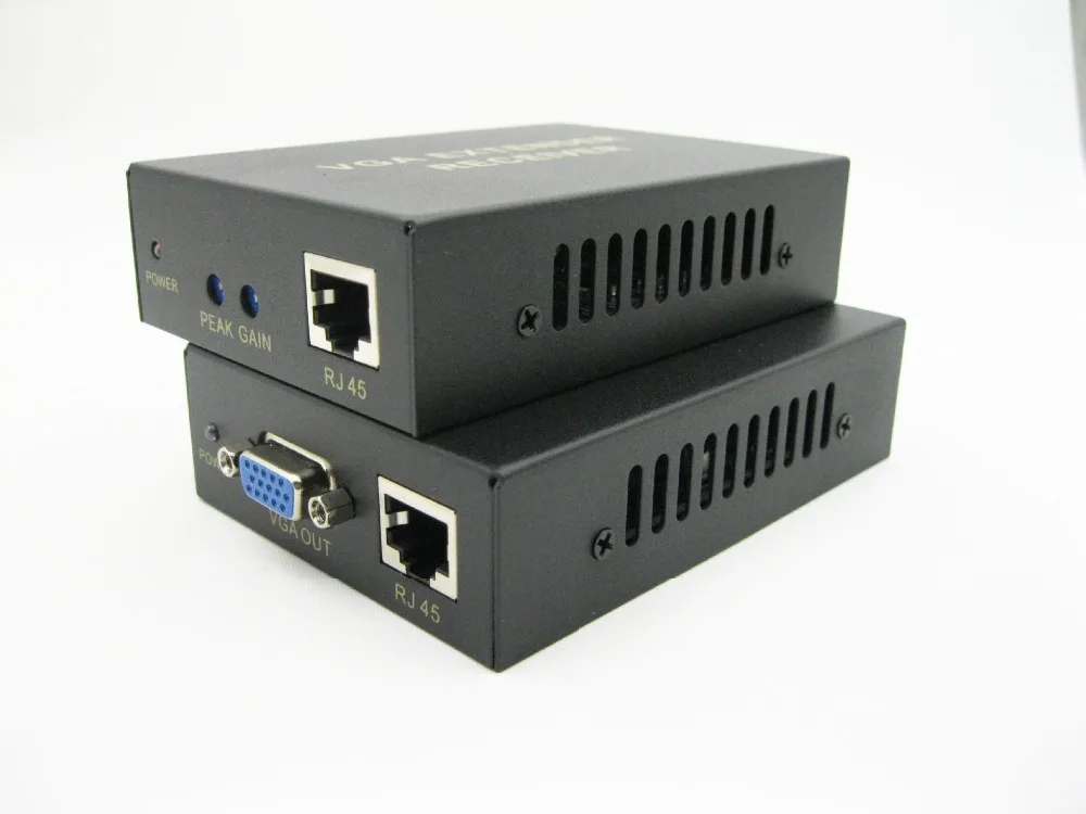 300 м HD 1080P VGA UTP удлинитель 1x1Splitter с аудио по Cat5/5e/6 RJ45 ethernet кабель Поддержка