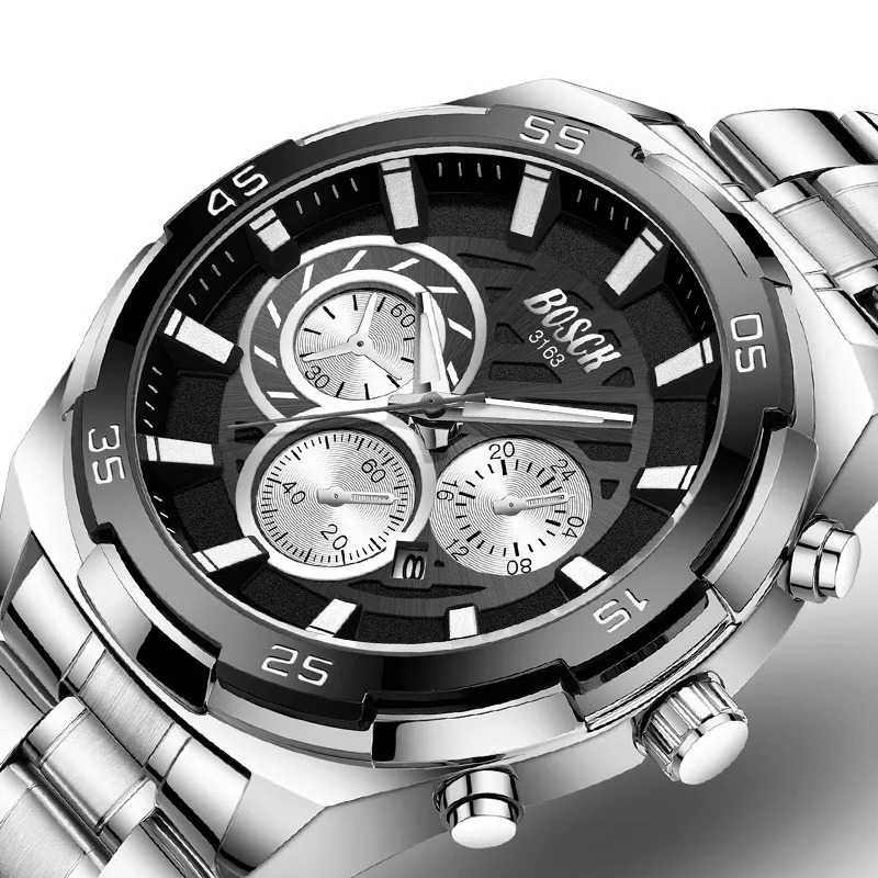 Часы наручные мужские кварцевые модные спортивные брендовые Роскошные деловые